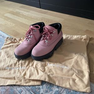 Pink Acne Studios Boots - Size 36